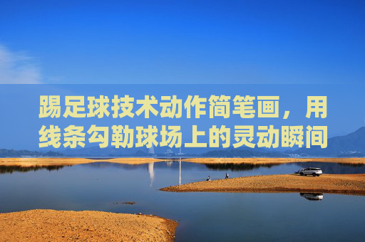 踢足球技术动作简笔画，用线条勾勒球场上的灵动瞬间，简笔足球，线条勾勒的灵动瞬间