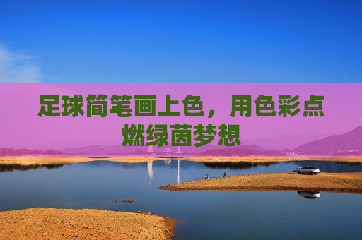 足球简笔画上色，用色彩点燃绿茵梦想